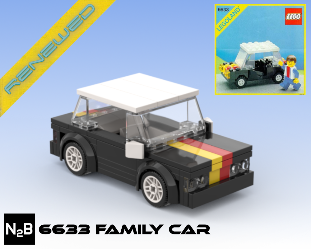 Lego Family Car 2021 - Lego 6633 RENEWED