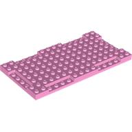 Lego Plate Special 8 x 16 x 2/3 with Six Recessed Edges / Bright Pink