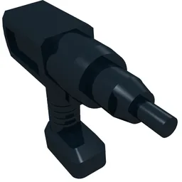 Tool Drill / Impact Wrench, Cordless Electric / Black