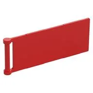 Flag 7 x 3 with Rod / Red