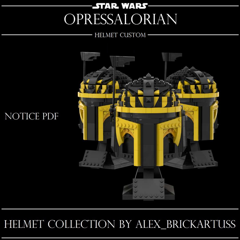 Lego Helmet Custom Opressalorian
