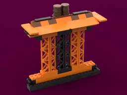 60342 Alternate Build - Silhouette of an asian temple