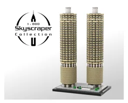 Marina City 1:800 Scale Chicago