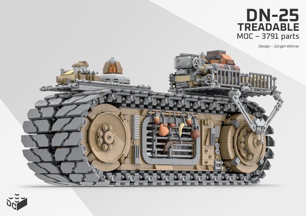 Lego DN-25 Treadable MOC