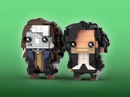 Victor & The Creature Brickheadz LEGO MOC - Frankenstein