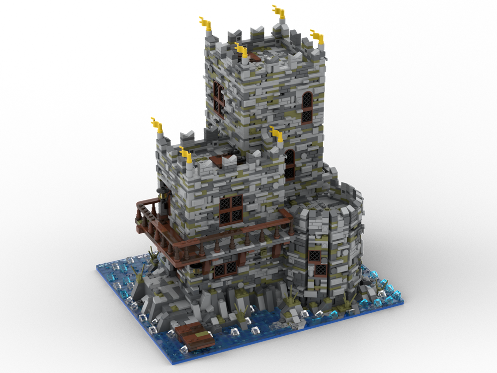 Lego The watchtower on the island