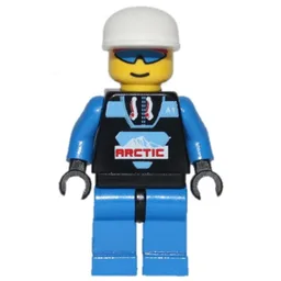 Arctic Crew, Black, White Cap