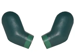 Arm, (Matching Left and Right) Pair with Green Cuffs Pattern / Dark Green