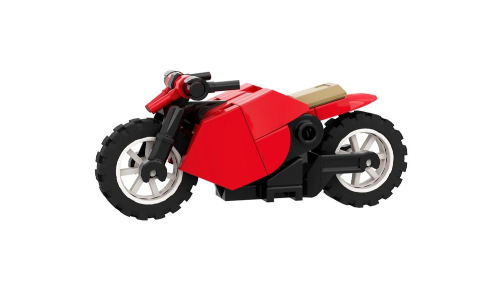 Lego Minifig scale motorcycle
