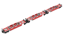 Intermodal Triple Container Flatcar