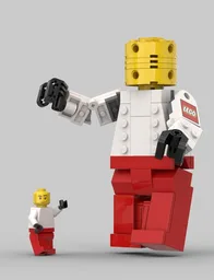 Up-scaled Minifigure