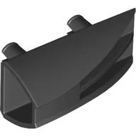 Fairing 1 x 4 Side Flaring Intake with Two Pins / Black