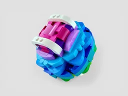 Rainbow Gradient Sphere (with optional stand)
