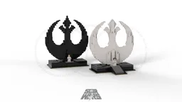 Rebel Alliance Logo and Princess Leia