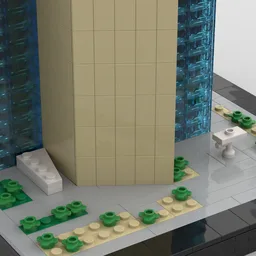 Chase Tower at 1/650th Scale
