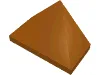 Brick Sloped 45° 2 x 1 Triple with Ovoid Bottom Pin / Dark Orange