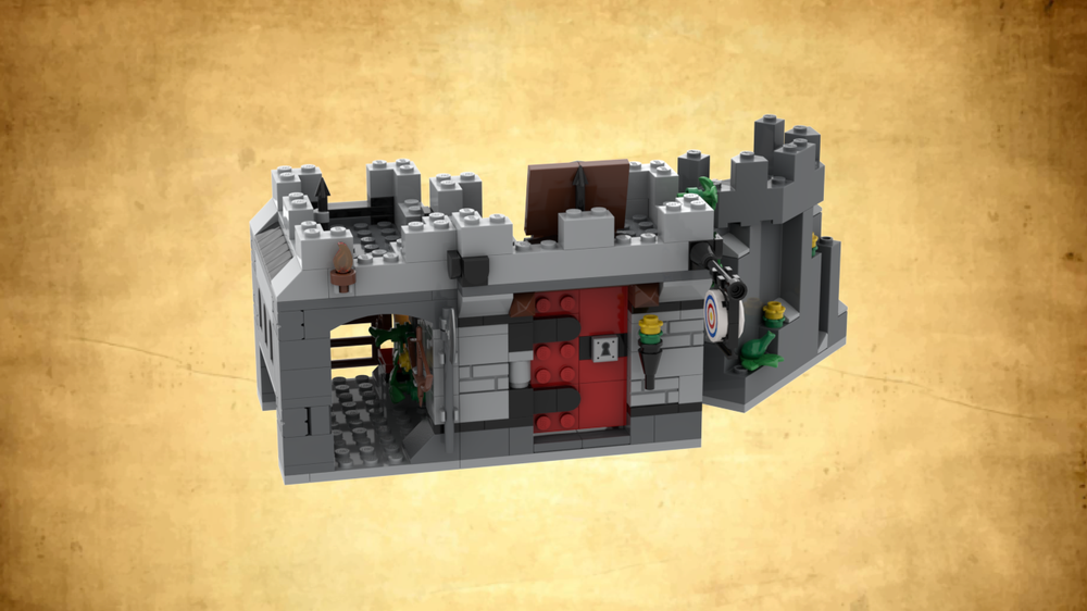 Lego The Arrow Inn - A medieval old guard house