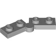 Hinge Plate 1 x 4 Swivel Top / Base - Hollow Clip [Complete Assembly] / Light Bluish Gray
