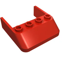 Windscreen 4 x 4 x 1 / Red
