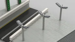 Outdoor Light Pole