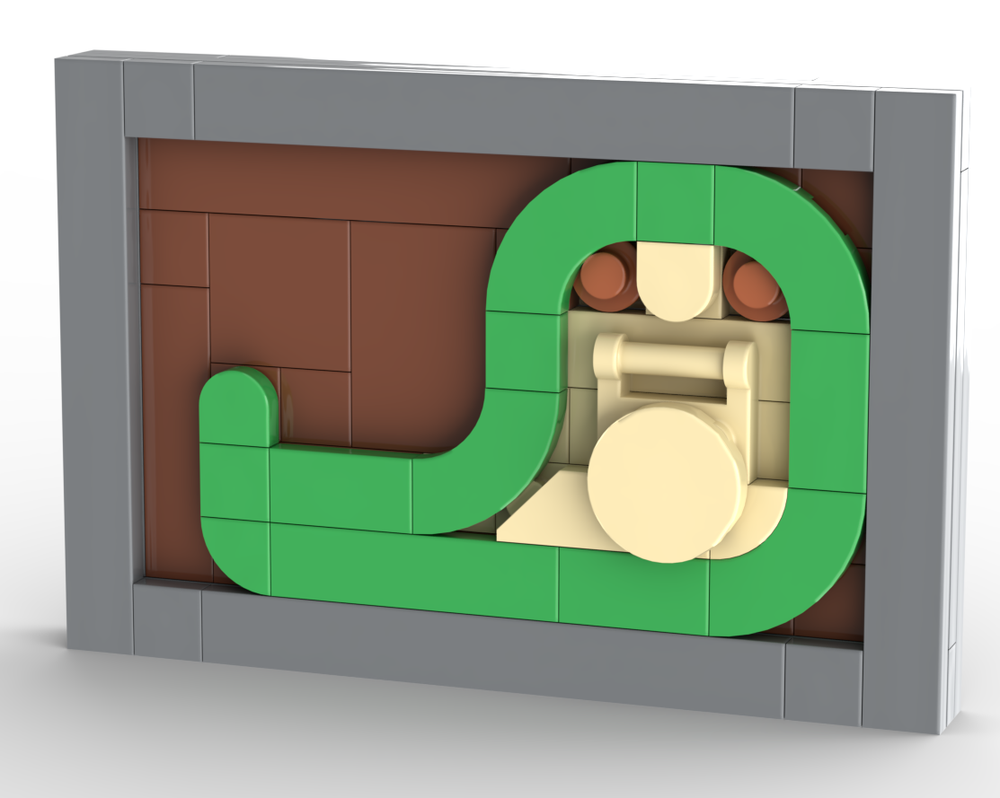 Lego Jabba Portrait