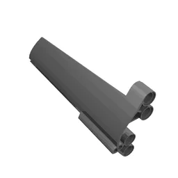 Technic Panel Fairing #20 Large Long, Small Hole, Side A / Pearl Dark Gray