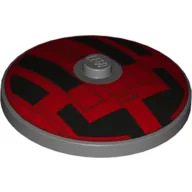 Dish 4 x 4 Inverted [Radar] with Black/Red Markings (TIE Fighter) Print