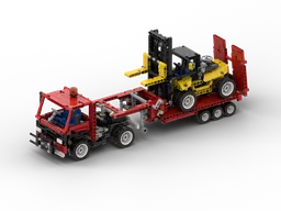 8872 Forklift Transporter Studless Remake