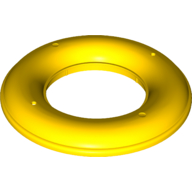 Lego Duplo Boat / Raft / Ring, 8 x 8 Top / Yellow