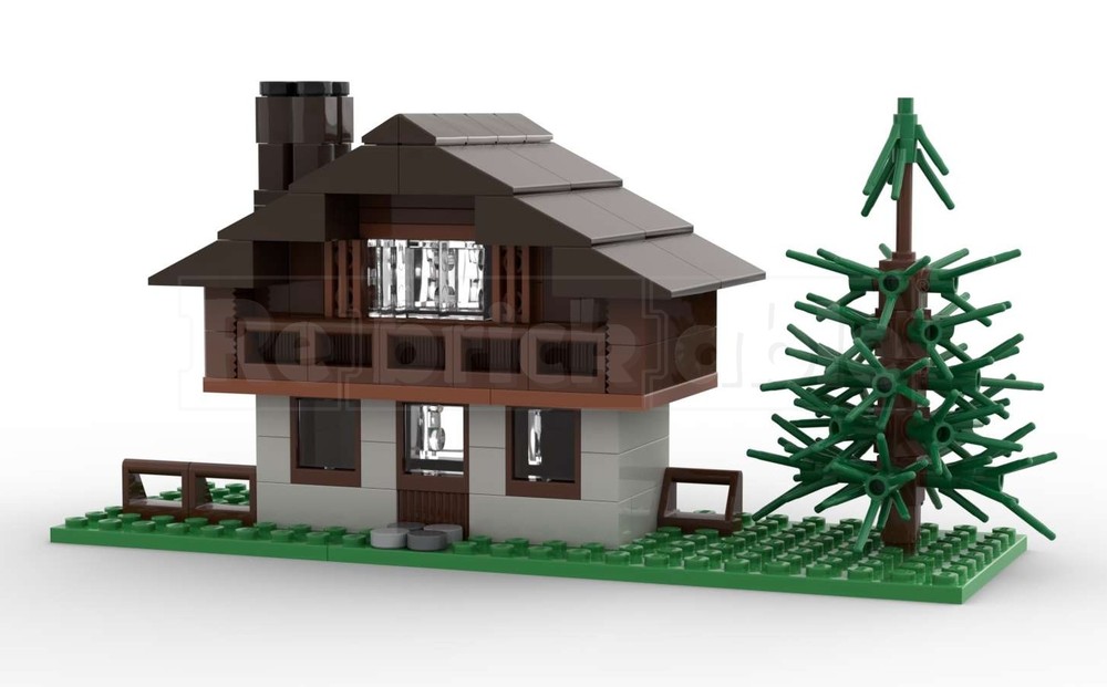 Lego Tribute to set 349-1 Swiss Chalet