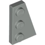 Wedge Plate 3 x 2 Right / Light Gray