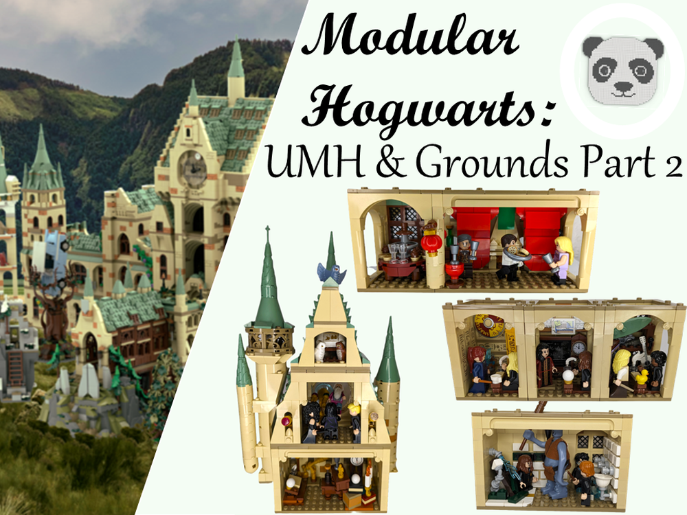 Lego MOC - HP Modular - Ultimate Modular HP & Grounds Bundle Part 2