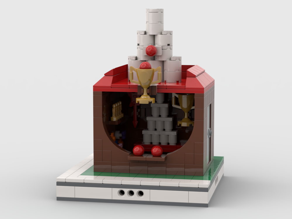 Lego Bullet Throwing Stand for modular Amusement Park