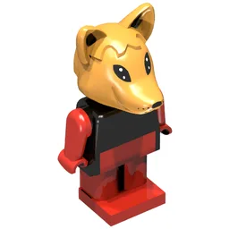 Fabuland Figure Fox 1 / Black