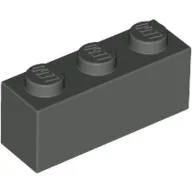 Brick 1 x 3 / Dark Gray