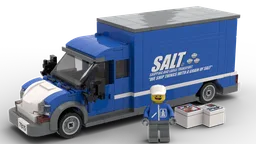 SALT delivery truck