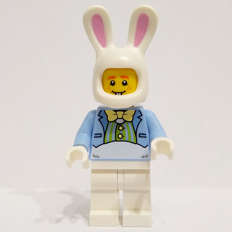 Lego Easter Bunny, Man, Bright Light Yellow Bow Tie