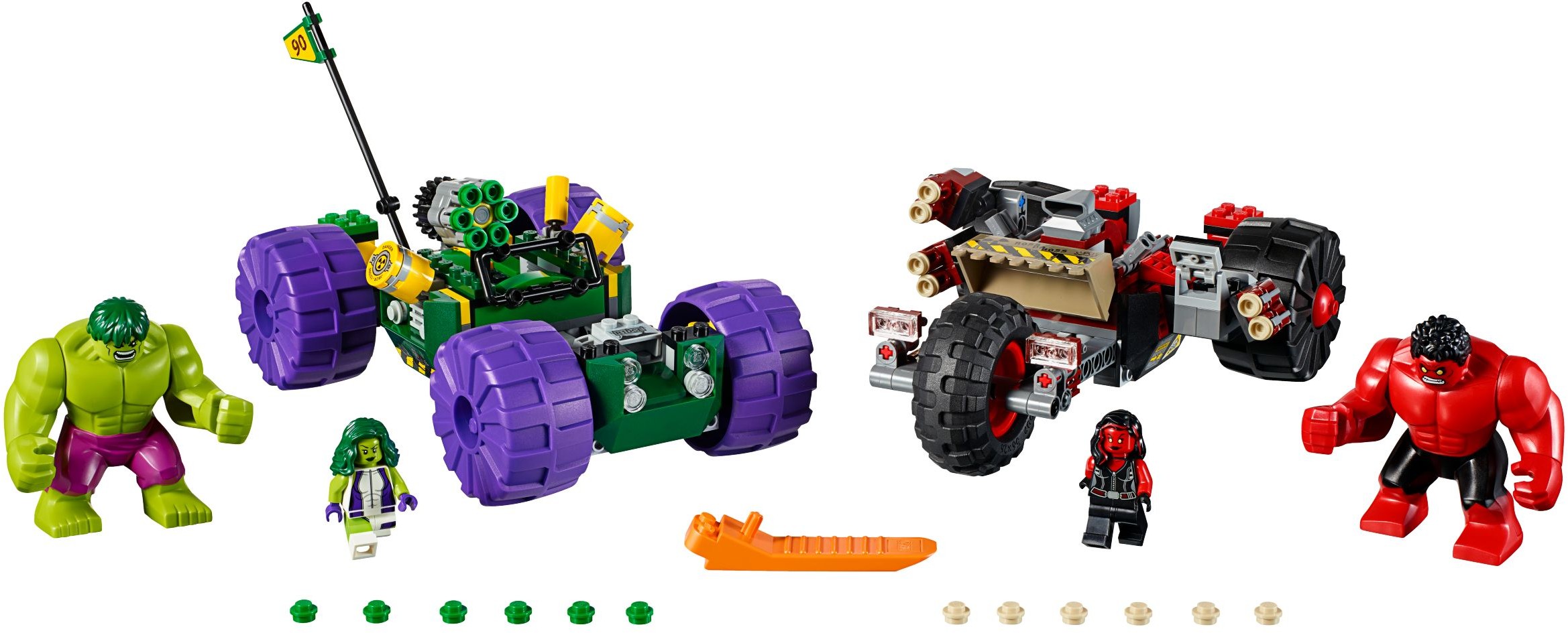 Lego Hulk vs. Red Hulk