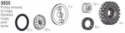 Assortment of Tires/Wheels