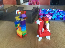 10698 Red dinosaur