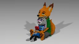 L.O.V.E JUDY HOPS AND NICK WILDE