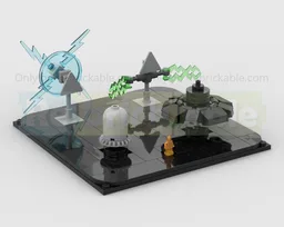 Mini UFOs Display Plate