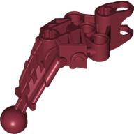Lego Large Figure Skeletal, Limb, Angular with Ball Joint and Ball Socket (Solek) / Dark Red