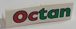 Stickered Assembly 4 x 1 x 1 with Octan on White Background Pattern (Sticker) - Set 6337