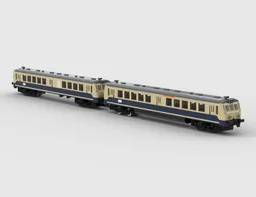 German Railway Accumulator Railcar BR 515 / 815