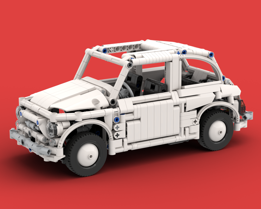 Lego Fiat 500 F - white Version