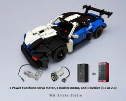 [RC] LEGO Technic 42226 BMW M4 GT3 EVO Race Car with 1 BuWizz motor and 1 Servo motor