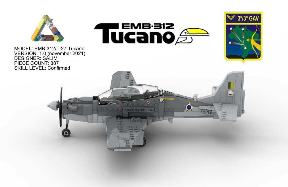 Lego Embraer EMB-312/T-27 Tucano LEGO