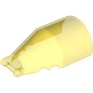 Windscreen 7 x 4 x 2 Round with Handle / Trans-Yellow