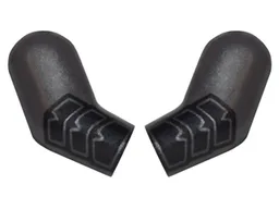 Arm, (Matching Left and Right) Pair with Black Gauntlets Pattern / Pearl Dark Gray
